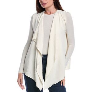 Jones New York Womens Cascade Vest, White